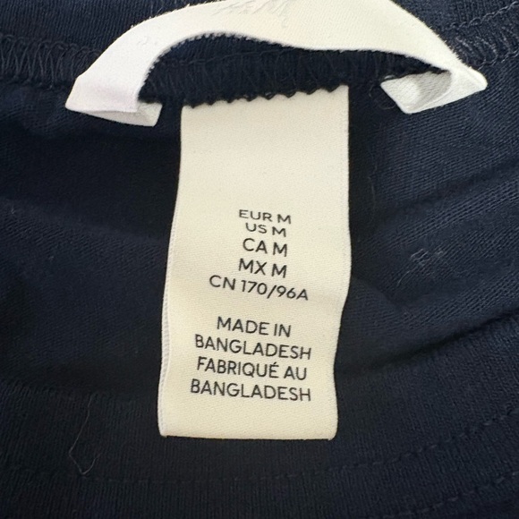 H&M Navy blue  Milano Amore T-Shirt - Picture 3 of 6